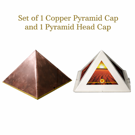 Set of 1 Copper and 1 Pyramid Head cap